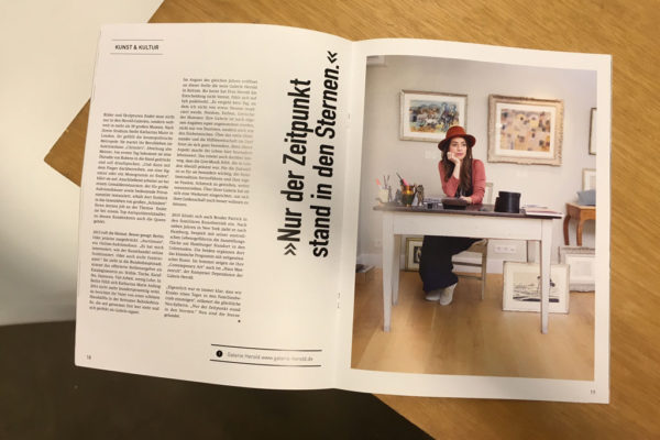 Doppelseite des Kairem Magazins